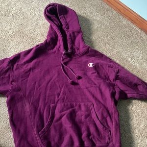 barely worn purple champion hoodie!!!